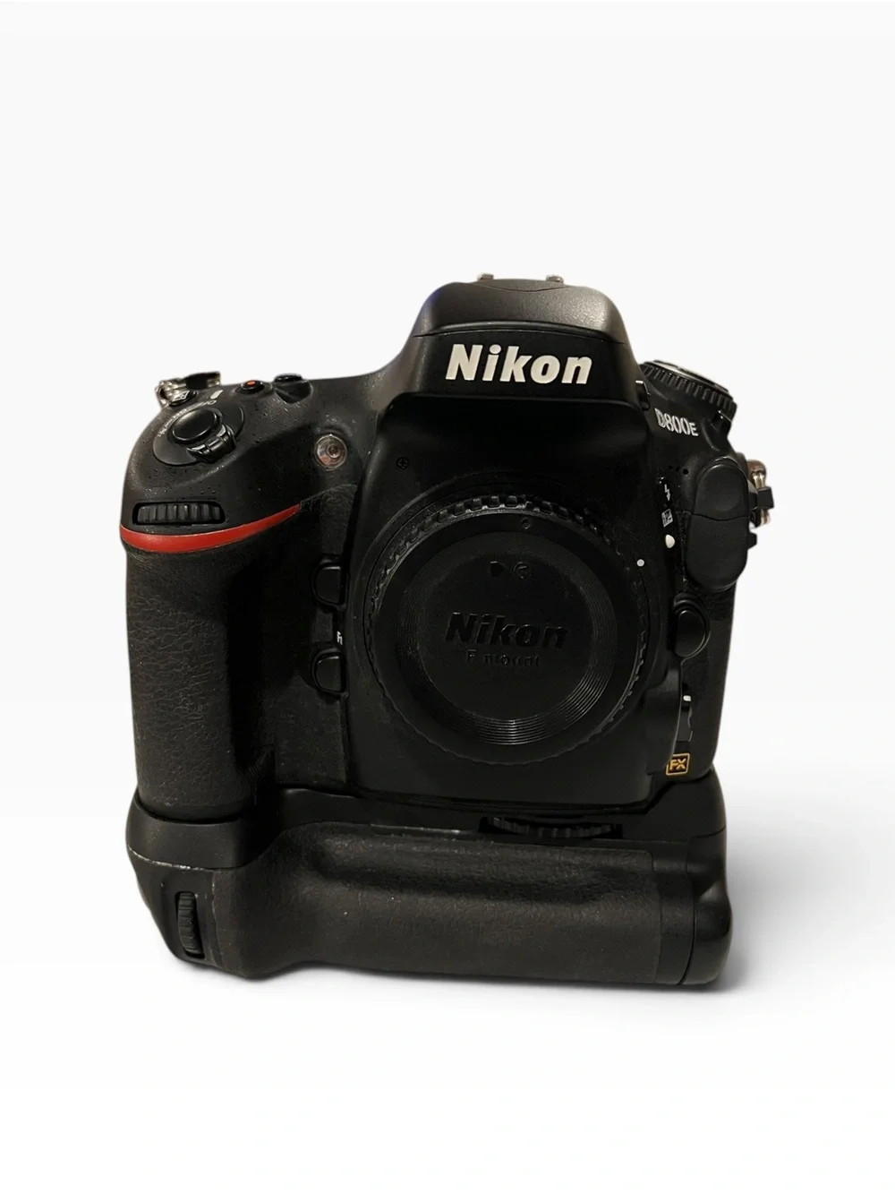Nikon D800E Black DSLR Camera with battery grip
